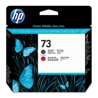 HP 73 (CD949A) cabezal de impresión negro mate y rojo cromático (original) CD949A 030489