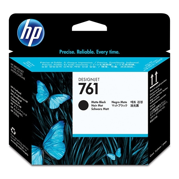 HP 761 (CH648A) cabezal de impresión negro y negro mate (original)