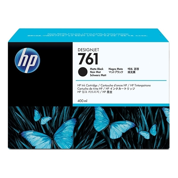 HP 761 (CM991A) cartucho de tinta negro mate (original) CM991A 044054 - 1