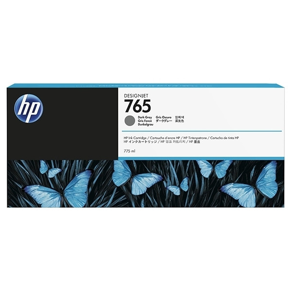 HP 765 (F9J54A) cartucho gris oscuro (original) F9J54A 044430 - 1