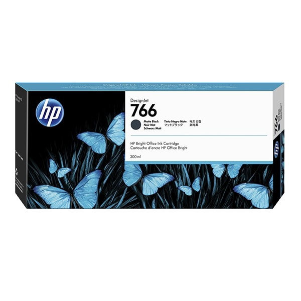 HP 766 (P2V92A) cartucho de tinta negro mate (original) P2V92A 044668 - 1