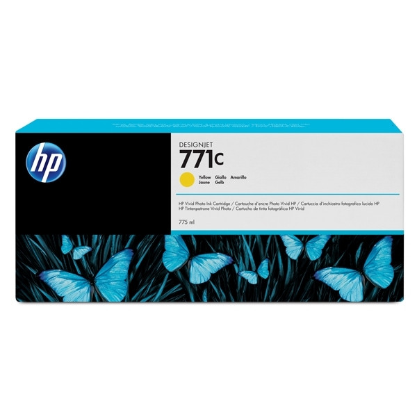 HP 771C (B6Y10A) cartucho de tinta amarillo (original) B6Y10A 044246 - 1