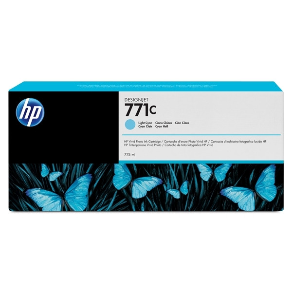 HP 771C (B6Y12A) cartucho cian claro (original) – imagen 2
