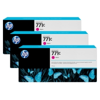 HP 771C (B6Y33A) multipack 3x cartucho magenta 775 ml  3 cartuchos (original) B6Y33A 044260