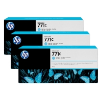 HP 771C (B6Y36A) multipack 3x cartucho cian claro 775 ml 3 cartuchos (original) B6Y36A 044266