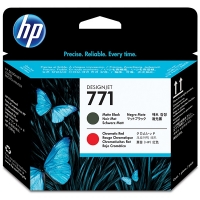 HP 771 (CE017A) cabezal de impresión negro mate y rojo cromático (original) CE017A 044096