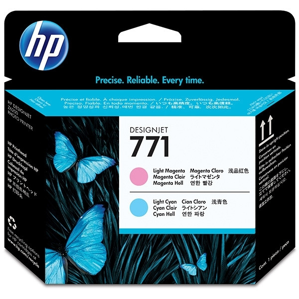 HP 771 (CE019A) cabezal de impresión magenta claro y cian claro (original) CE019A 044100 - 1