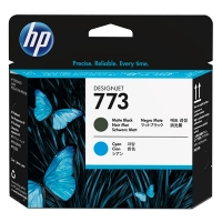HP 773C (C1Q20A) cabezal de impresión negro mate y cian (original) C1Q20A 044368
