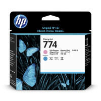HP 774 (P2V98A) cabezal de impresión magenta claro y cian claro (original) P2V98A 055356