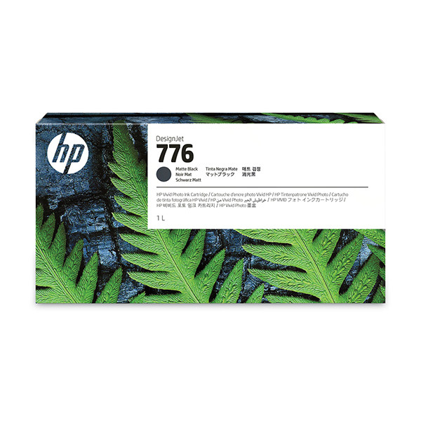 HP 776 (1XB12A) cartucho de tinta negro mate (original) 1XB12A 093272 - 1