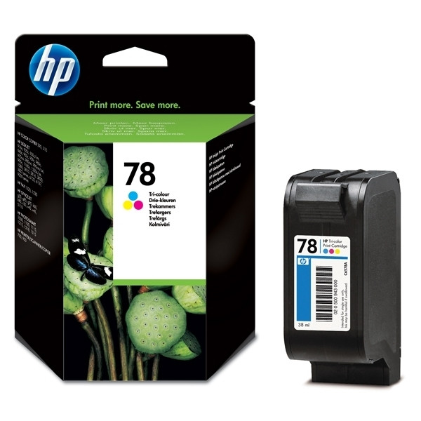 HP 78A (C6578AE) cartucho de tinta tricolor XL (original) C6578AE 030420 - 1