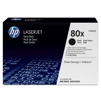 HP 80X (CF280XD) toner negro XL pack doble (original) CF280XD 055072