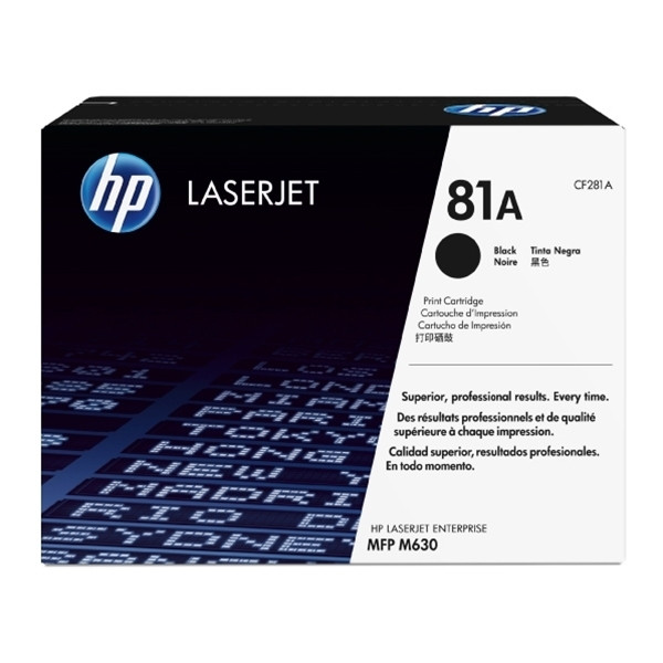 HP 81A (CF281A) toner negro (original) – imagen 2