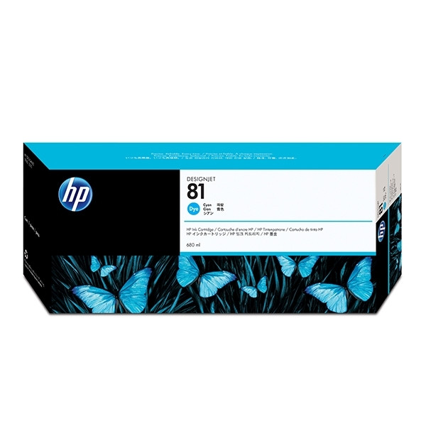 HP 81 (C4931A) cartucho de tinta cian (original) C4931A 031450 - 1