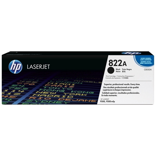 HP 822A (C8550A) toner negro (original) C8550A 039380 - 1