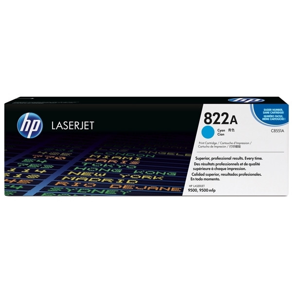 HP 822A (C8551A) toner cian (original) C8551A 039390 - 1