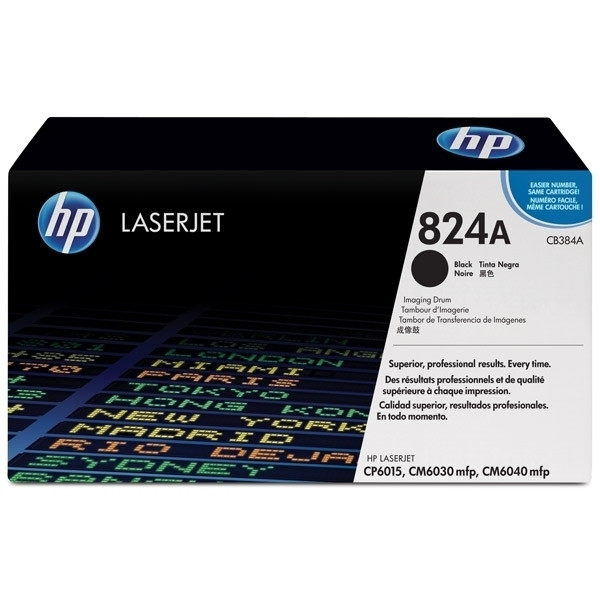 HP 824A (CB384A) tambor negro (original) CB384A 039796 - 1