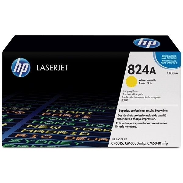 HP 824A (CB386A) tambor amarillo (original) – imagen 2