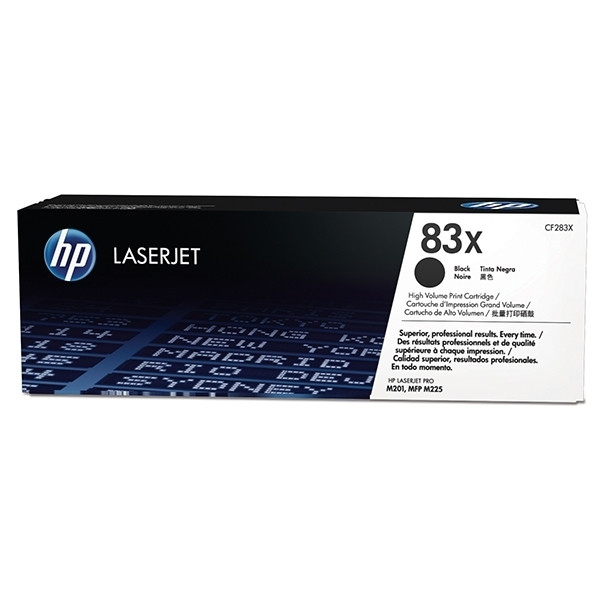 HP 83X (CF283X) toner negro XL (original) – imagen 2