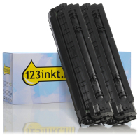 HP 85A (CE285A) Pack doble toner negro (marca 123tinta)