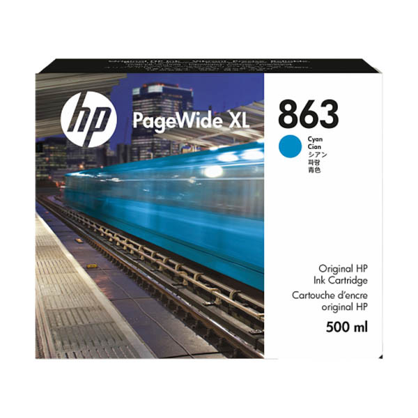 HP 863 (F9K40A) cartucho de tinta cian (original) 093488 - 1