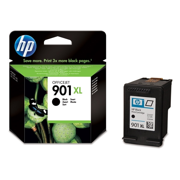 HP 901XL (CC654AE) cartucho de tinta negro XL (original) CC654AE 031860 - 1