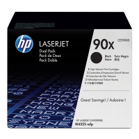 HP 90X (CE390XD) pack 2 toner negro XL (Original) CE390XD 054122