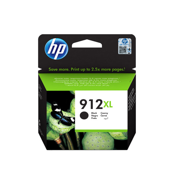 HP 912XL (3YL84AE) cartucho de tinta negro XL (original) 3YL84AE 055422 - 1