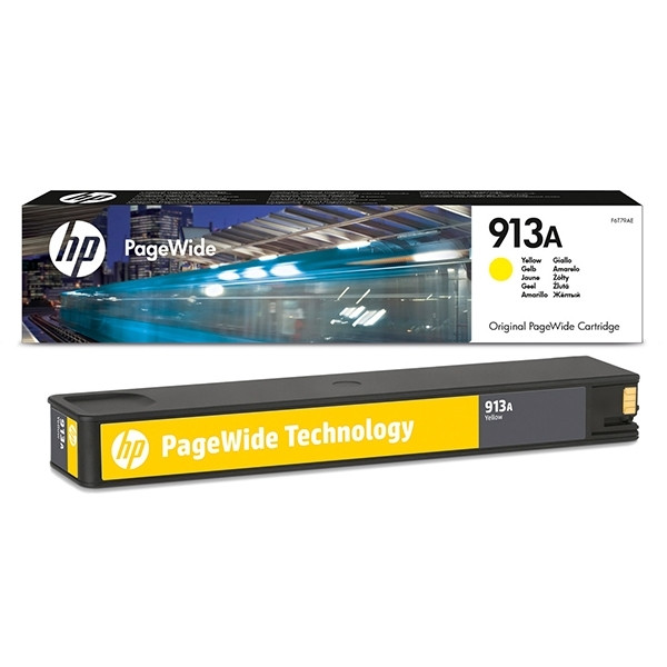 HP 913A (F6T79AE) cartucho de tinta amarillo (original) – imagen 2