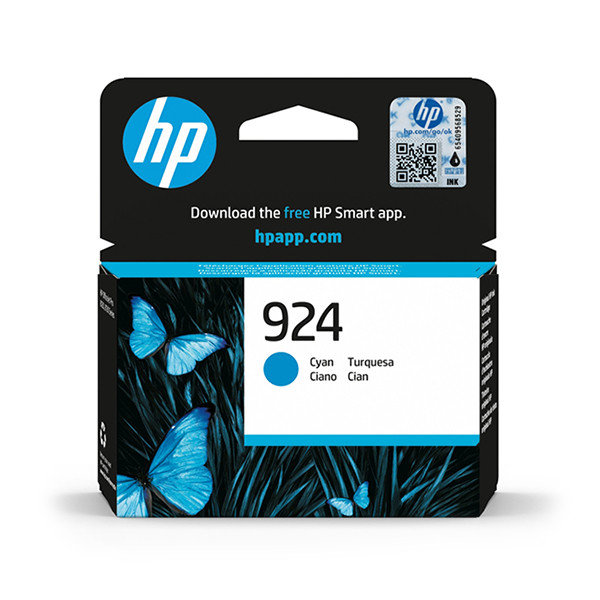 HP 924 (4K0U3NE) cartucho de tinta cian (original) 4K0U3NE 030976 - 1