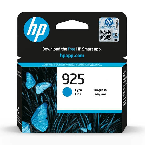HP 925 (4K0V6PE) Cartucho de tinta cian (original) 093500 - 1