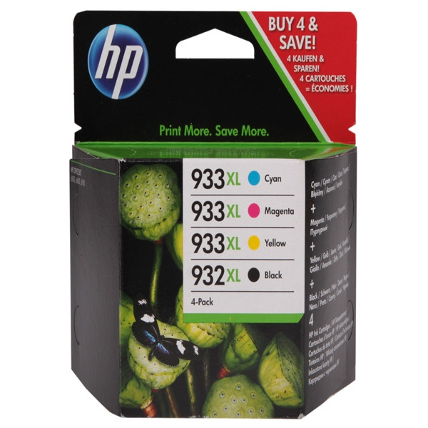 HP 932XL / HP 933XL multipack negro/ cian / magenta / amarillo (original) C2P42AE 044328 - 1