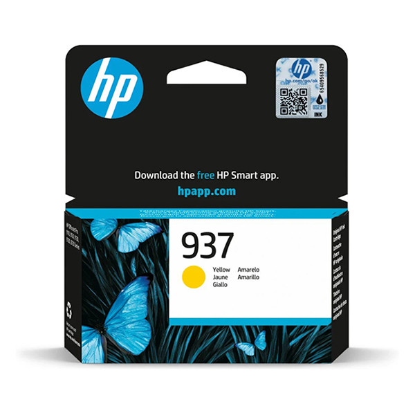 HP 937 (4S6W4NE) cartucho de tinta amarillo (original) 4S6W4NE 093314 - 1