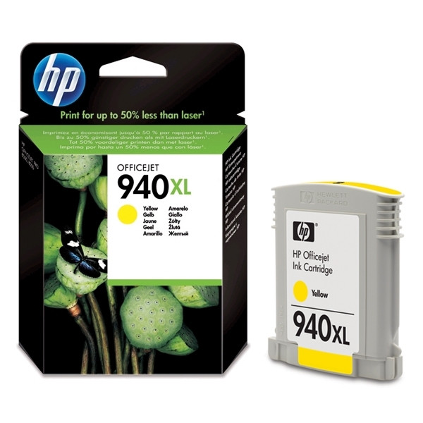 HP 940XL (C4909AE) cartucho amarillo XL (original) C4909AE 044008 - 1