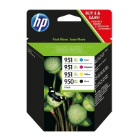 HP 950/951 XL multipack negro/ cian / magenta / amarillo (original) C2P43AE 044330