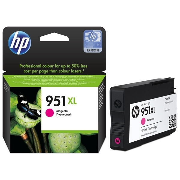 HP 951XL (CN047AE) cartucho de tinta magenta XL (original) CN047AE 044138 - 1