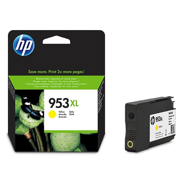 HP 953XL (F6U18AE) cartucho de tinta amarillo XL (original) F6U18AE 044542 - 1