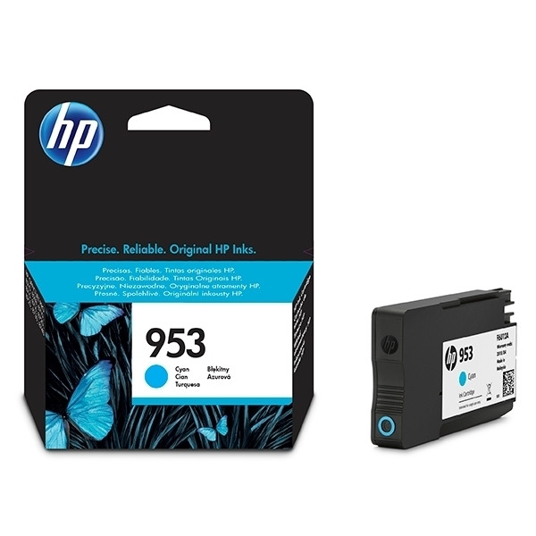 HP 953 (F6U12AE) cartucho de tinta cian (original) F6U12AE 044530 - 1