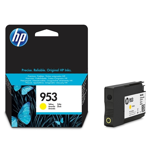 HP 953 (F6U14AE) cartucho de tinta amarillo (original) F6U14AE 044534 - 1