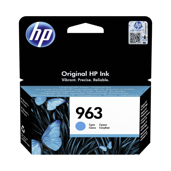 HP 963 (3JA23AE) cartucho de tinta cian (original) 3JA23AE 055376 - 1