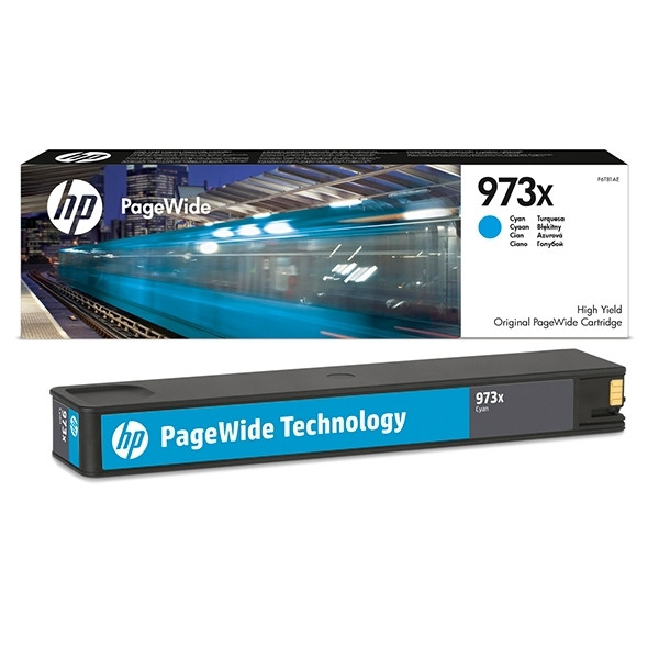 HP 973X (F6T81AE) cartucho de tinta cian XL (original) F6T81AE 054916 - 1