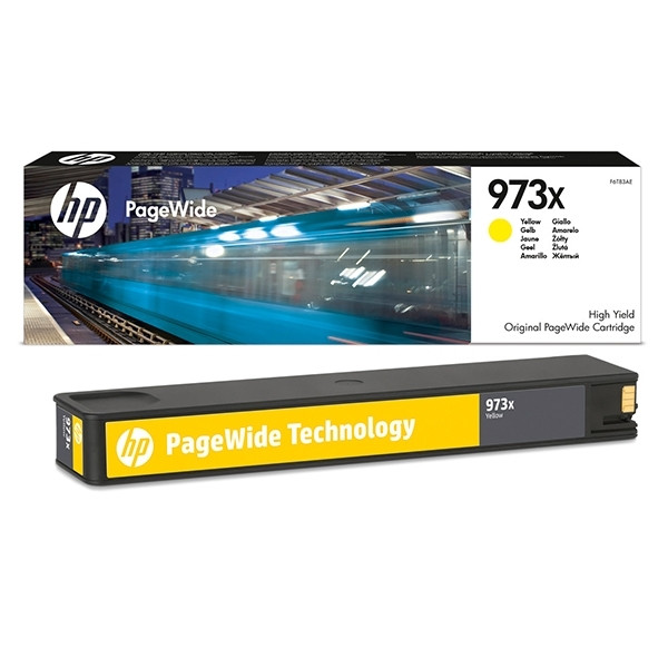 HP 973X (F6T83AE) cartucho de tinta amarillo XL (original) F6T83AE 054920 - 1