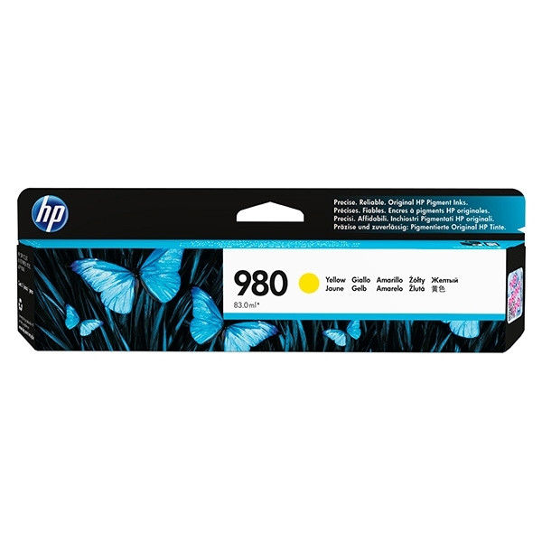HP 980 (D8J09A) cartucho de tinta amarillo (original) – imagen 2