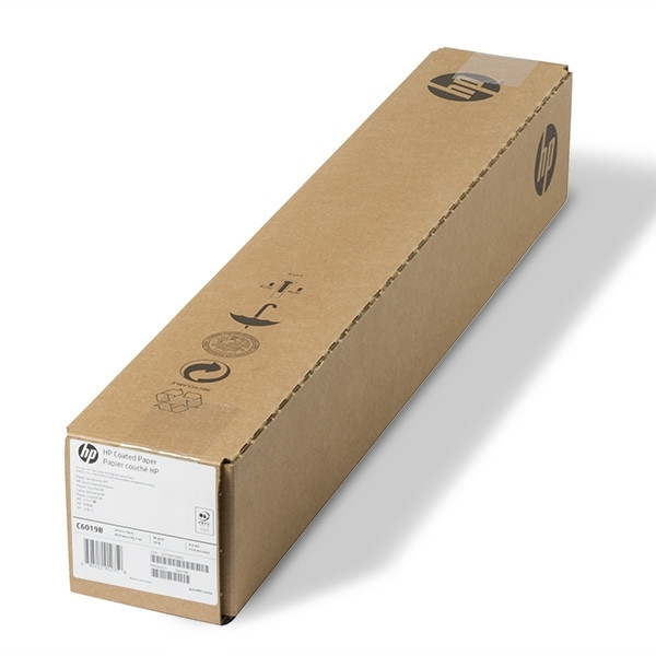 HP C6019B Coated rollo de papel de 610 mm x 45,7 m (90 gramos) 151024 - 1