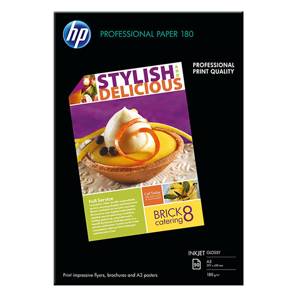 HP C6821A Papel profesional brillante | 180 gramos | A3 | 50 hojas 150320 - 1