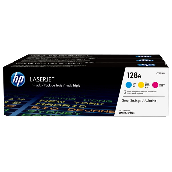 HP CF371AM multipack cian/magenta/amarillo (original)