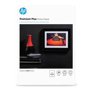 HP CR673A Premium Plus papel fotográfico satinado | 300gr | A4 | 20 hojas CR673A 064964 - 1