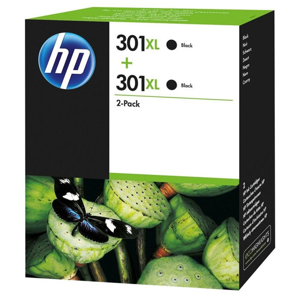 HP D8J45AE pack 2x cartuchos de tinta negro XL (original) 044336 - 1
