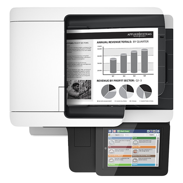 HP LaserJet Enterprise Flow MFP M527c impresora laser all-in-one monocromo (4 in 1). 841231 - 3