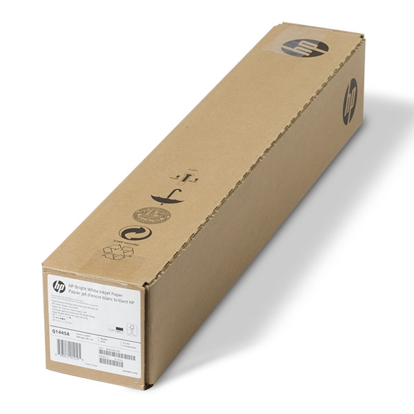 HP Q1445A Bright White rollo de papel para inyección de tinta| 594 mm x 45,7 m | 90 g/m² 151014 - 1
